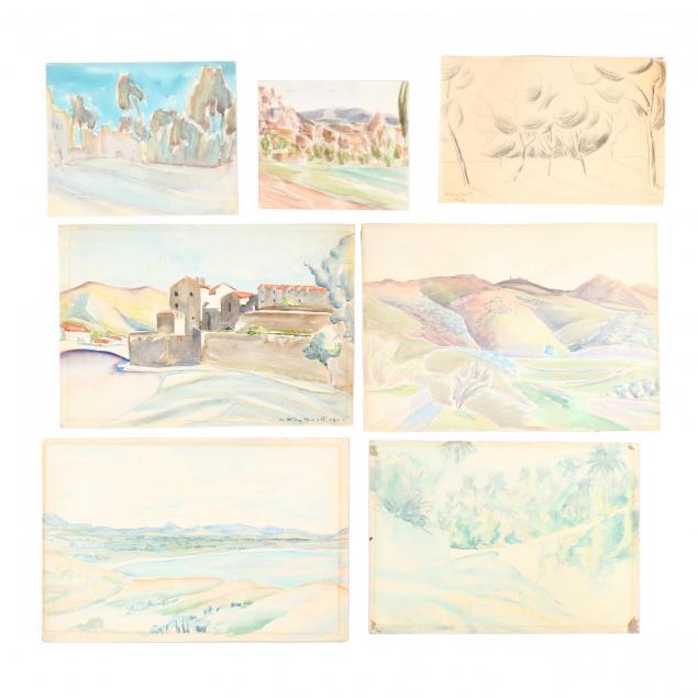 cyril-kay-scott-american-1871-1960-seven-landscapes