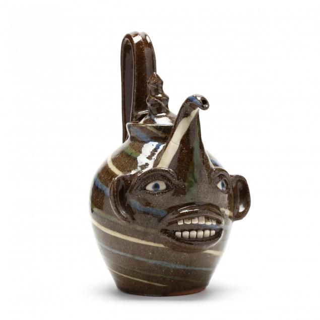 nc-folk-pottery-joe-reinhard-face-teapot