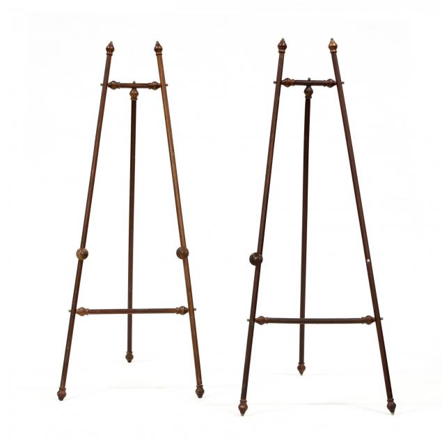 pair-of-vintage-wooden-easels