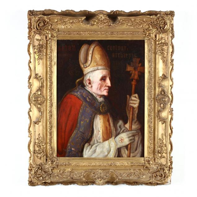 an-antique-portrait-of-the-archbishop-of-canterbury