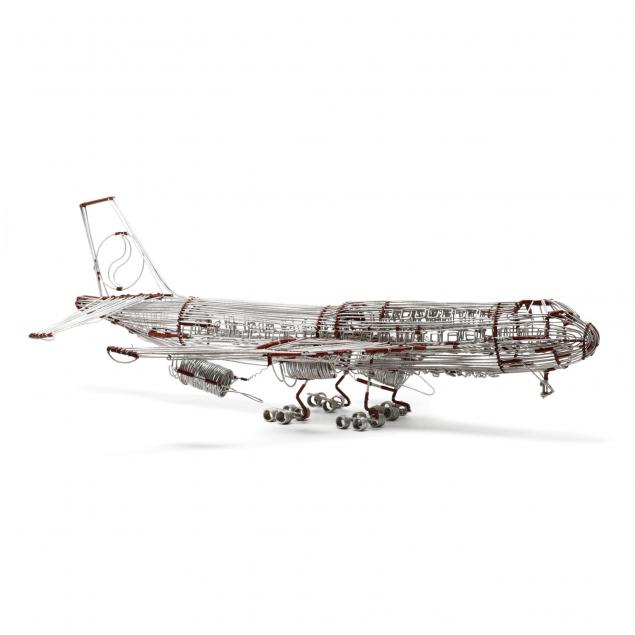 folky-wire-sculpture-of-a-sabena-airlines-jet