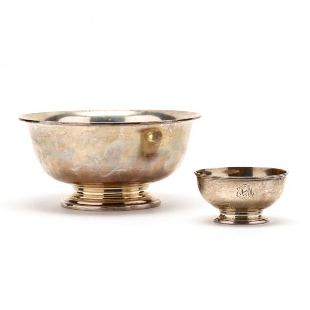 two-sterling-silver-bowls