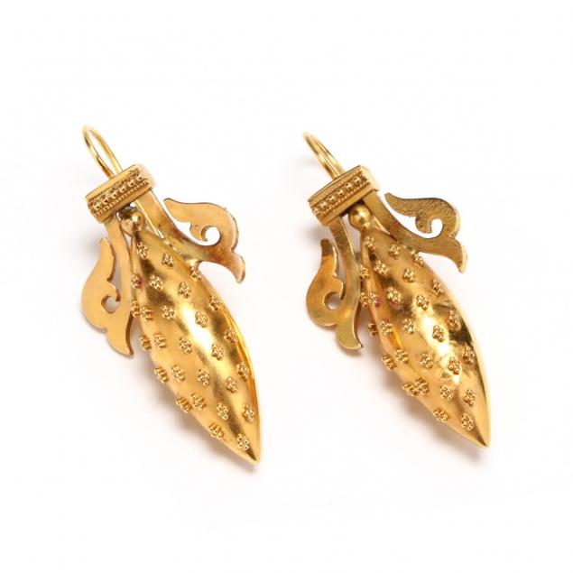 etruscan-revival-gold-earrings
