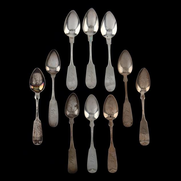 an-assembled-set-of-ten-coin-silver-teaspoons