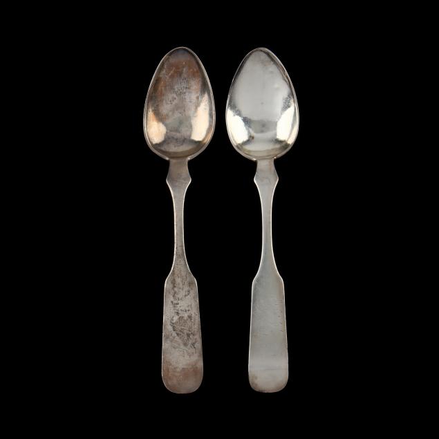 a-pair-of-north-carolina-coin-silver-teaspoons-mark-of-traugott-linebach