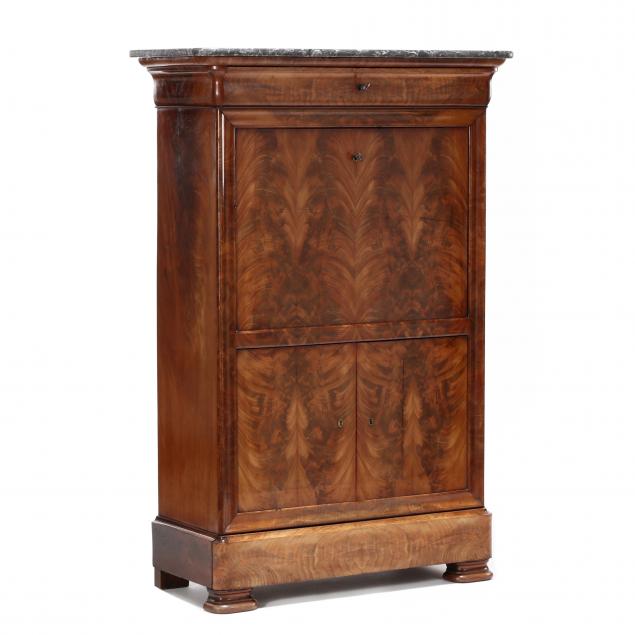 louis-philippe-marble-top-secretaire-a-abattant