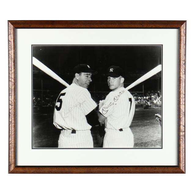 mickey-mantle-and-joe-dimaggio-autographed-photograph