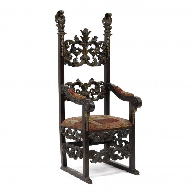 continental-carved-great-chair-with-gilt-highlights