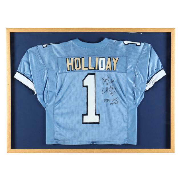 corey-holliday-unc-autographed-football-jersey