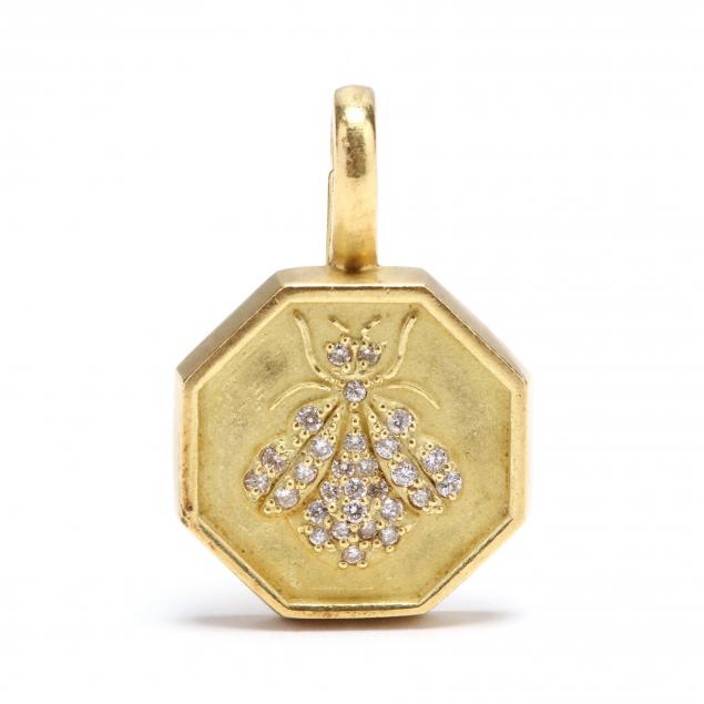 18kt-gold-and-diamond-bee-pendant-slane