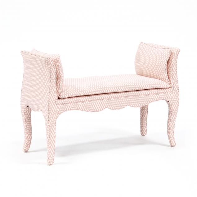 karges-french-provincial-style-over-upholstered-bench
