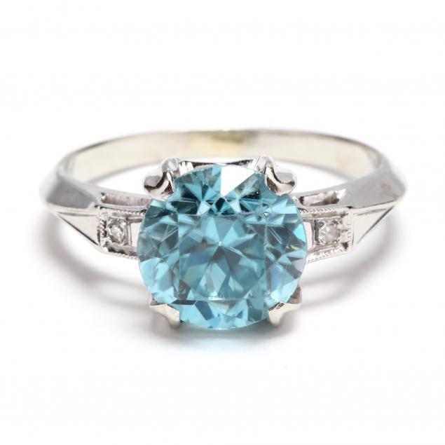 14kt-white-gold-blue-zircon-and-diamond-ring