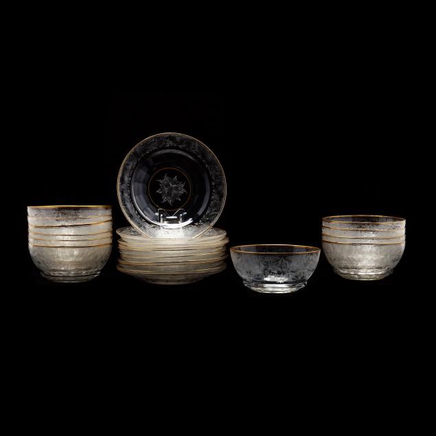 a-set-of-antique-gilt-and-wheel-engraved-glass-bowls-and-plates