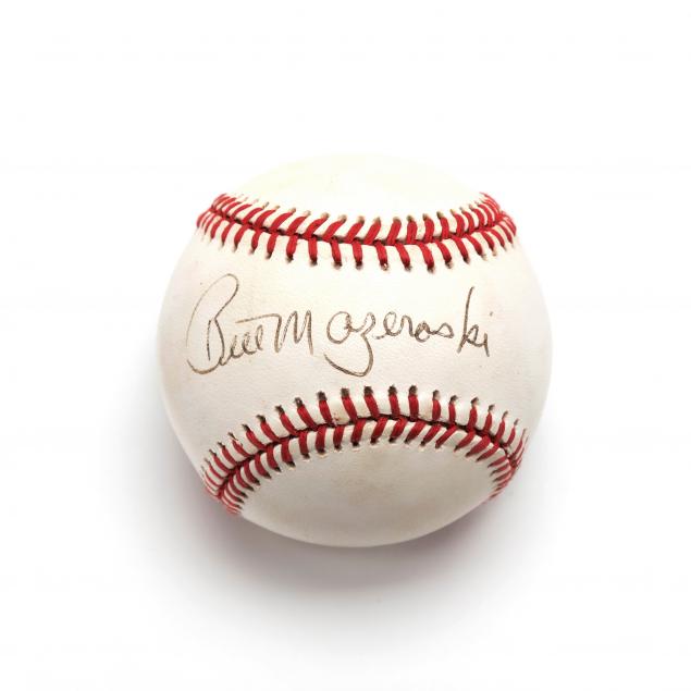 bill-mazeroski-autographed-baseball