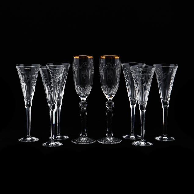 eight-crystal-champagne-flutes