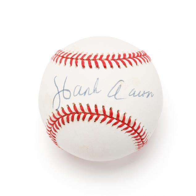 hank-aaron-autographed-baseball