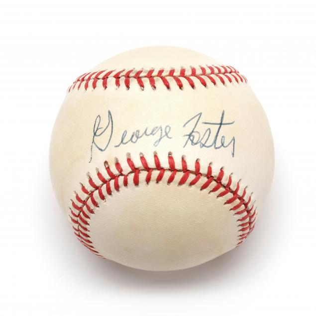 george-foster-autographed-baseball