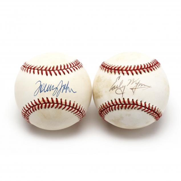 two-autographed-baseballs-tommy-john-and-early-wynn