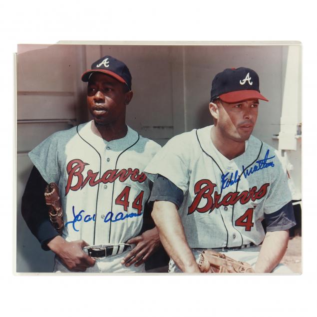 hank-aaron-and-eddie-mathews-signed-photograph