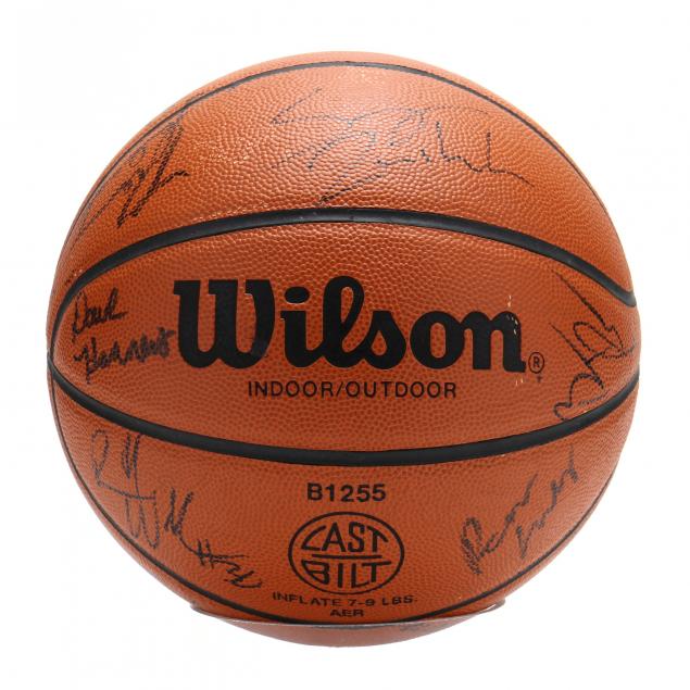 unc-team-signed-basketball-1993-94-season