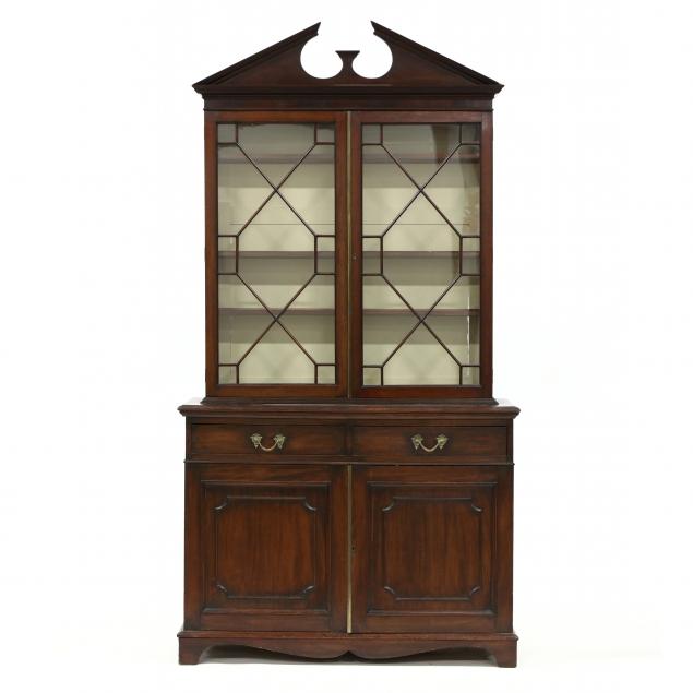 edwardian-mahogany-chippendale-style-china-cabinet