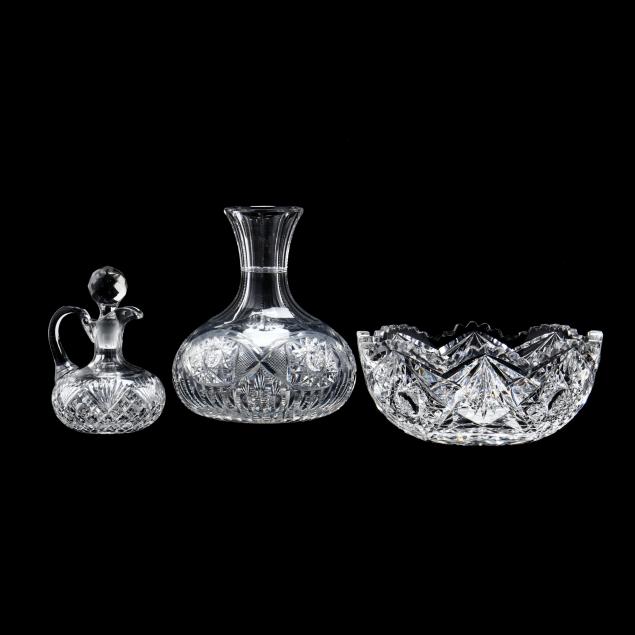 three-antique-cut-glass-tablewares