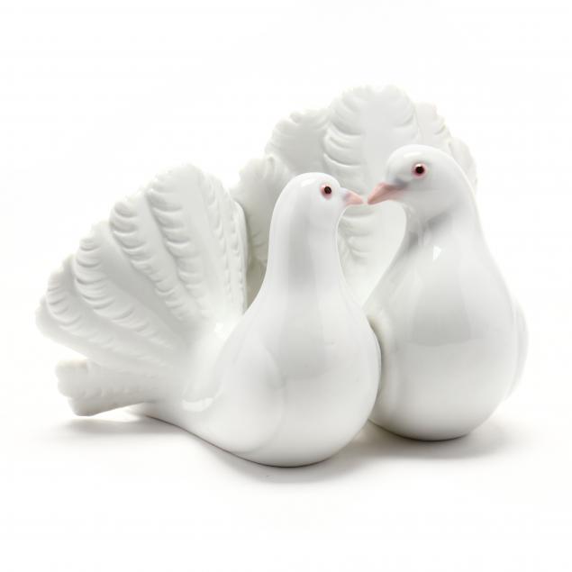 lladro-couple-of-doves-porcelain-figure