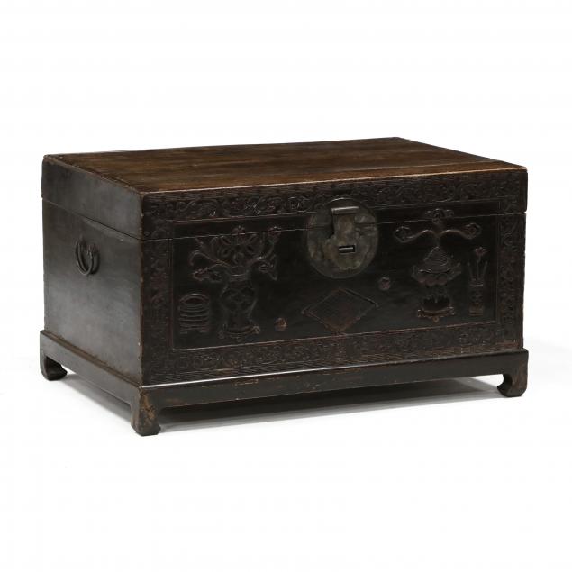 antique-chinese-carved-trunk-on-stand