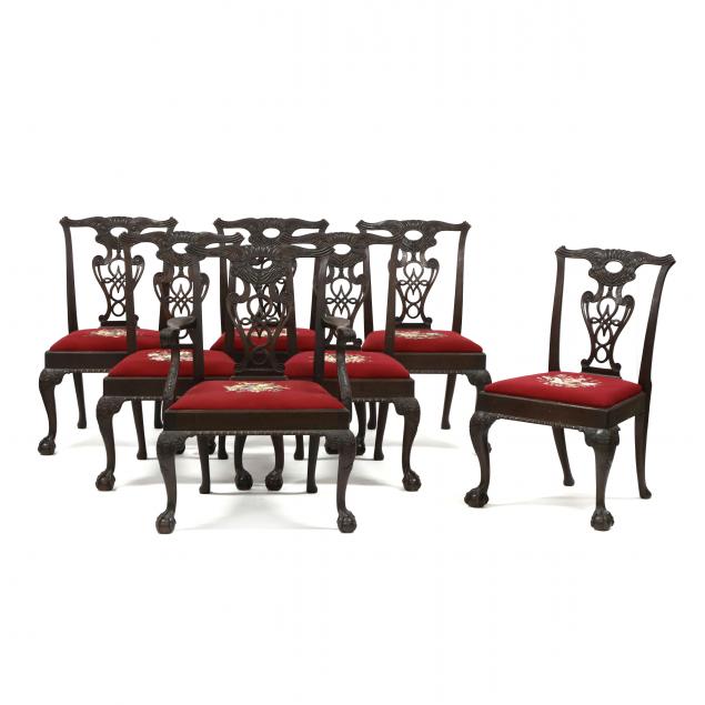 set-of-seven-antique-chippendale-style-mahogany-dining-chairs