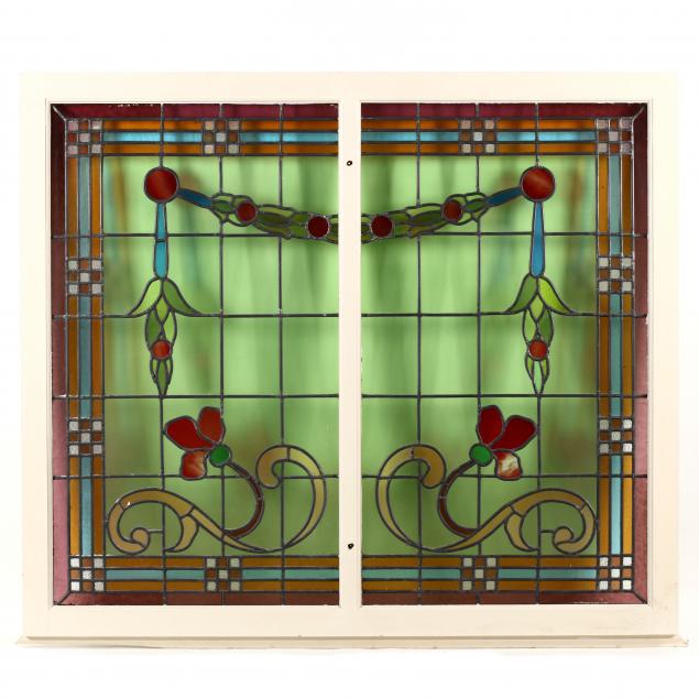 vintage-classical-style-stained-glass-window