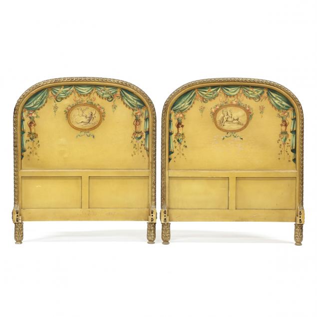 pair-of-classical-style-painted-twin-headboards