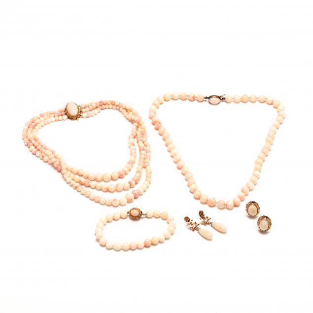 group-of-coral-jewelry