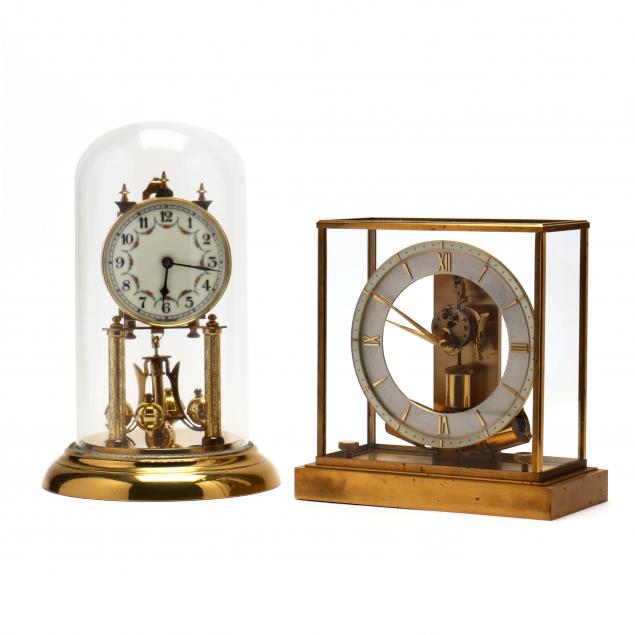 two-vintage-cased-clocks