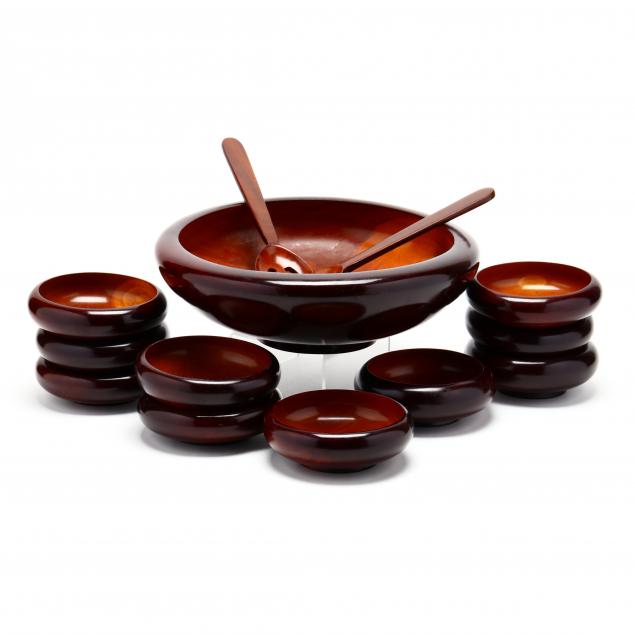 vintage-mahogany-salad-serving-set