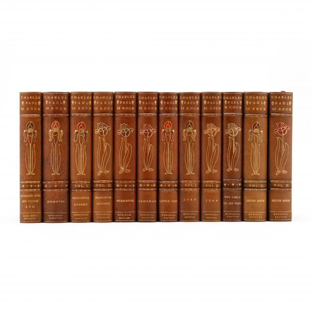 de-kock-charles-paul-twelve-memorial-edition-leatherbound-books
