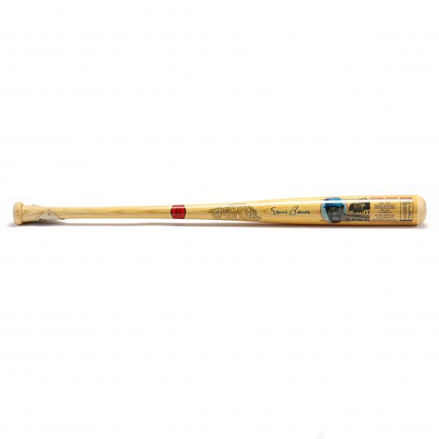 ernie-banks-autographed-cooperstown-bat