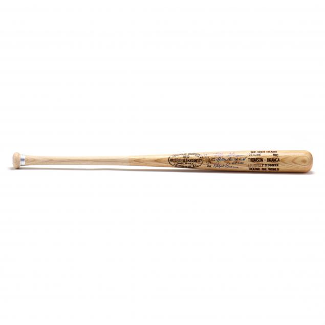 thomson-branca-the-shot-heard-round-the-world-autographed-bat