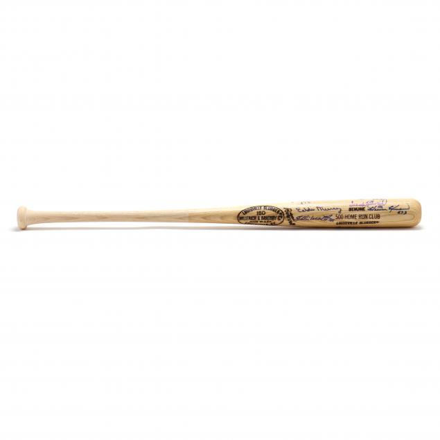hank-aaron-ted-williams-plus-nine-others-autographed-500-home-run-bat