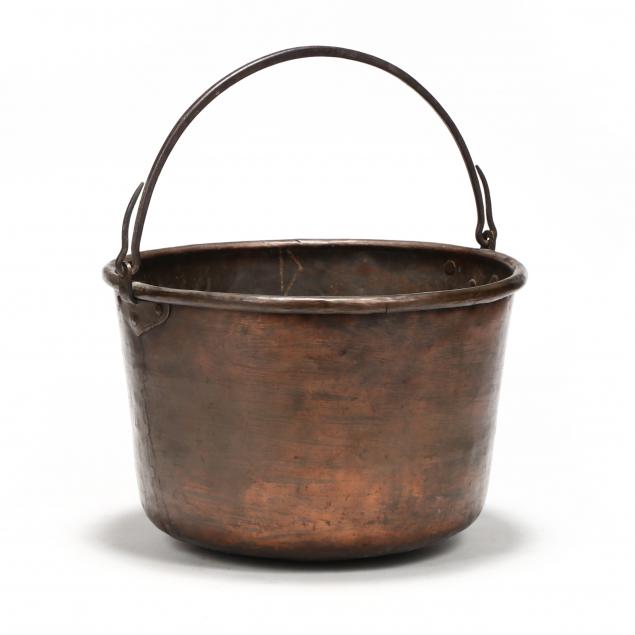 large-antique-copper-apple-bucket
