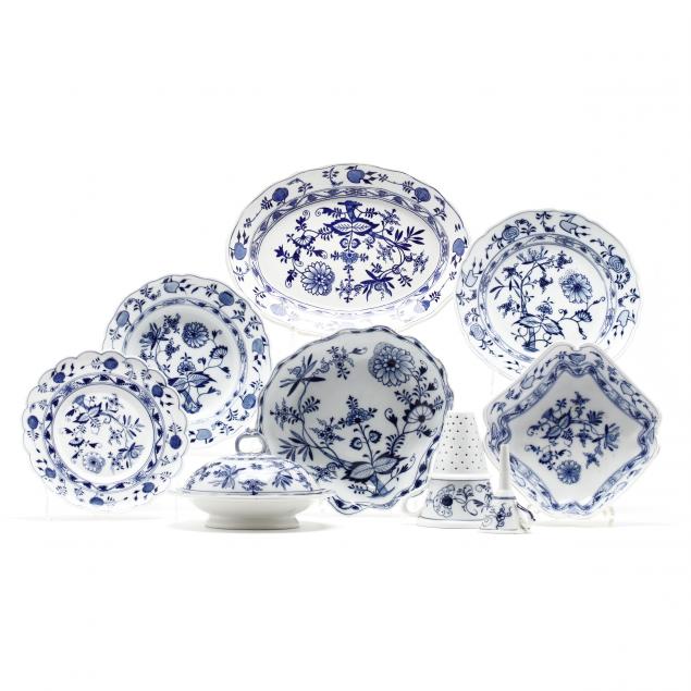 36-pieces-of-meissen-blue-onion-dinner-ware