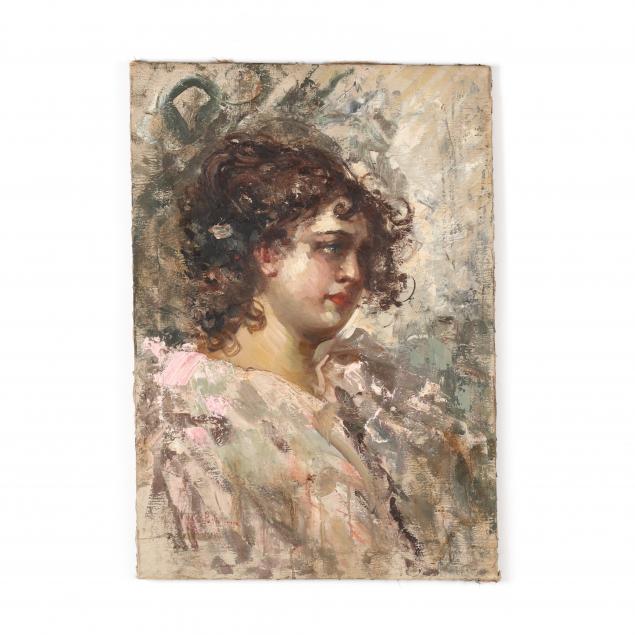 a-vintage-yugoslavian-school-painting-of-a-young-beauty