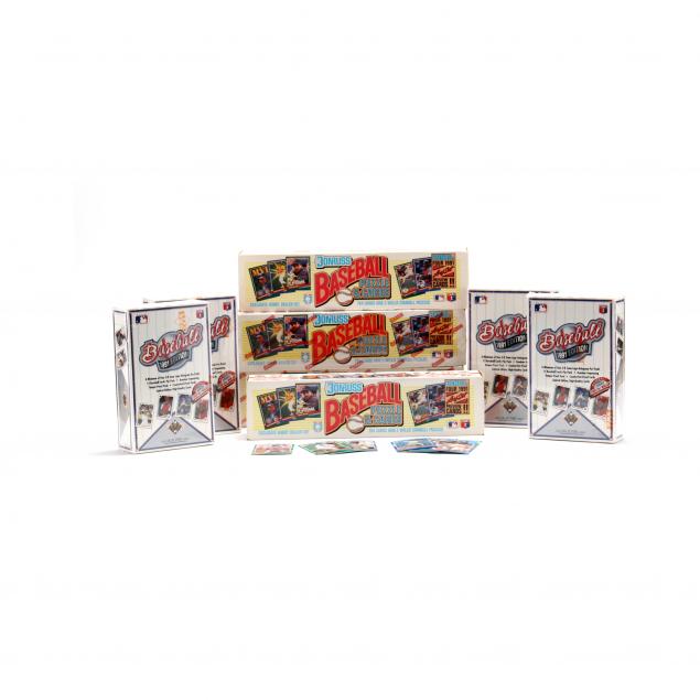 eight-boxed-sets-of-1991-baseball-cards