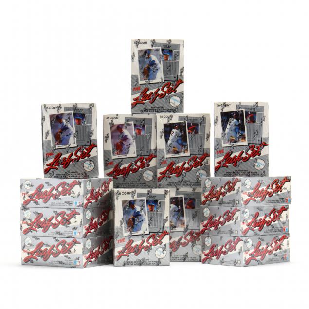 fourteen-boxes-series-i-and-ii-the-leaf-set-baseball-cards