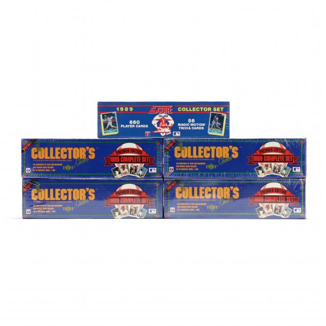 five-boxed-sets-of-upper-deck-the-collector-s-choice-baseball-cards