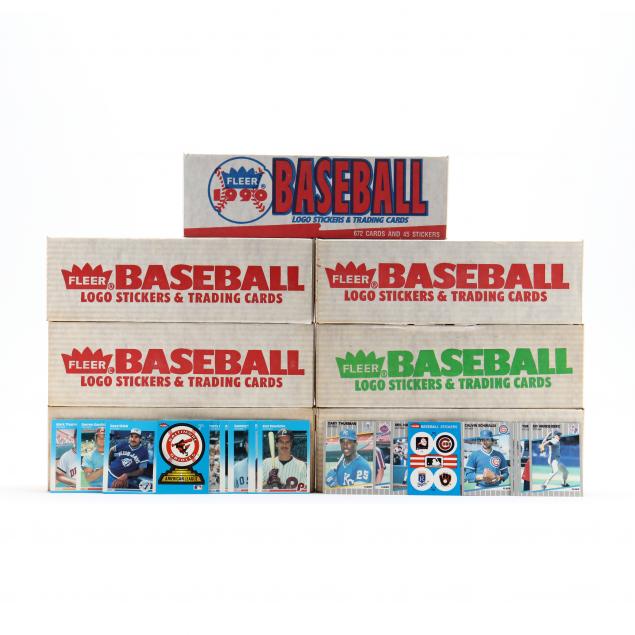 seven-fleer-1980-90s-baseball-card-boxed-sets