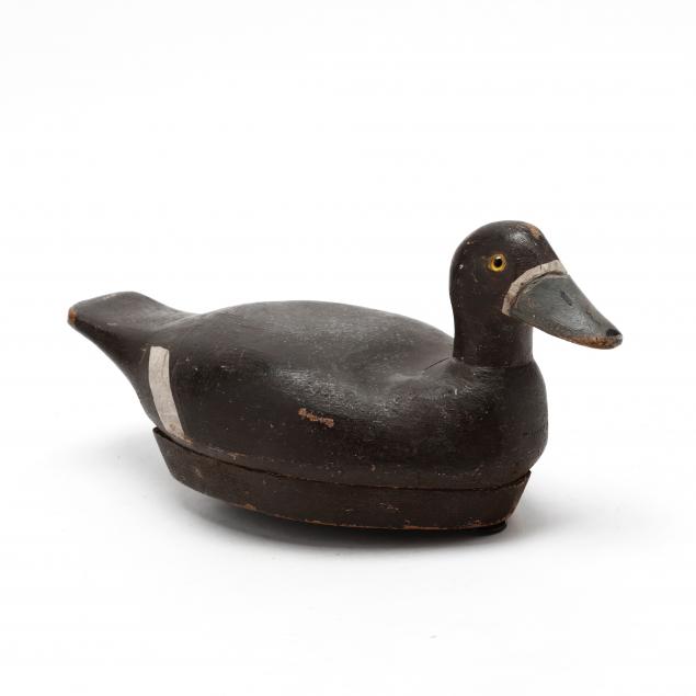vintage-carved-and-painted-duck-decoy