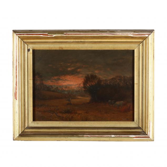 george-thomas-rope-english-1845-1929-sunset-pasture