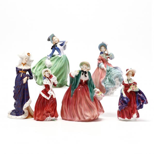 six-royal-doulton-figures-of-ladies