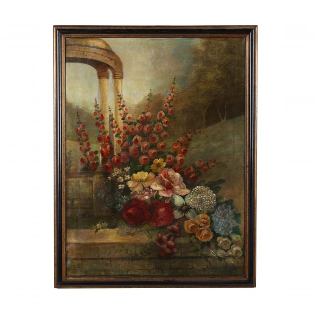 an-antique-victorian-still-life-painting-with-garden-folly