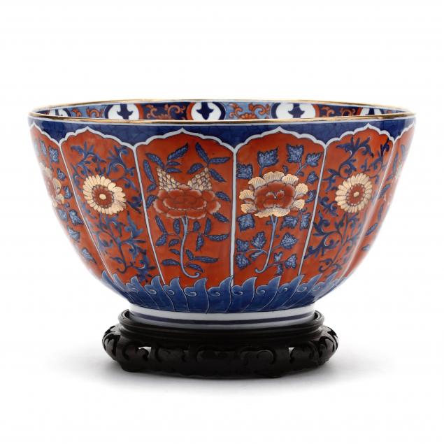 a-large-japanese-imari-porcelain-punch-bowl